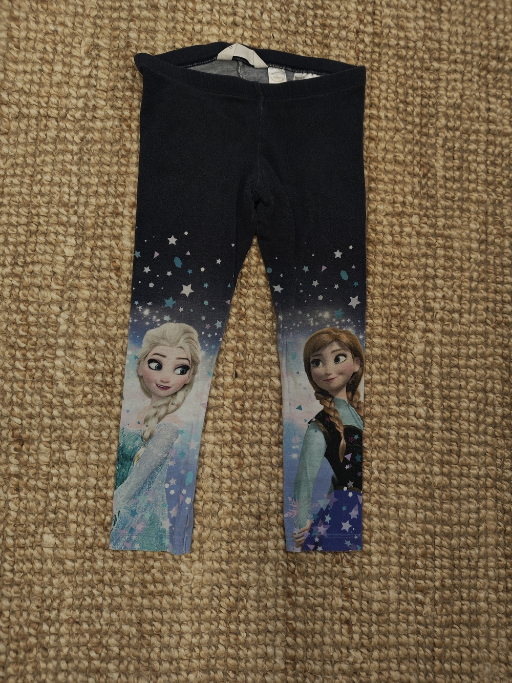 Disney Blue Frozen Character Leggings